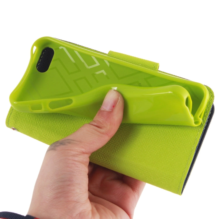Cross Texture Leather Case with Holder & Card Slots & Wallet for iPhone