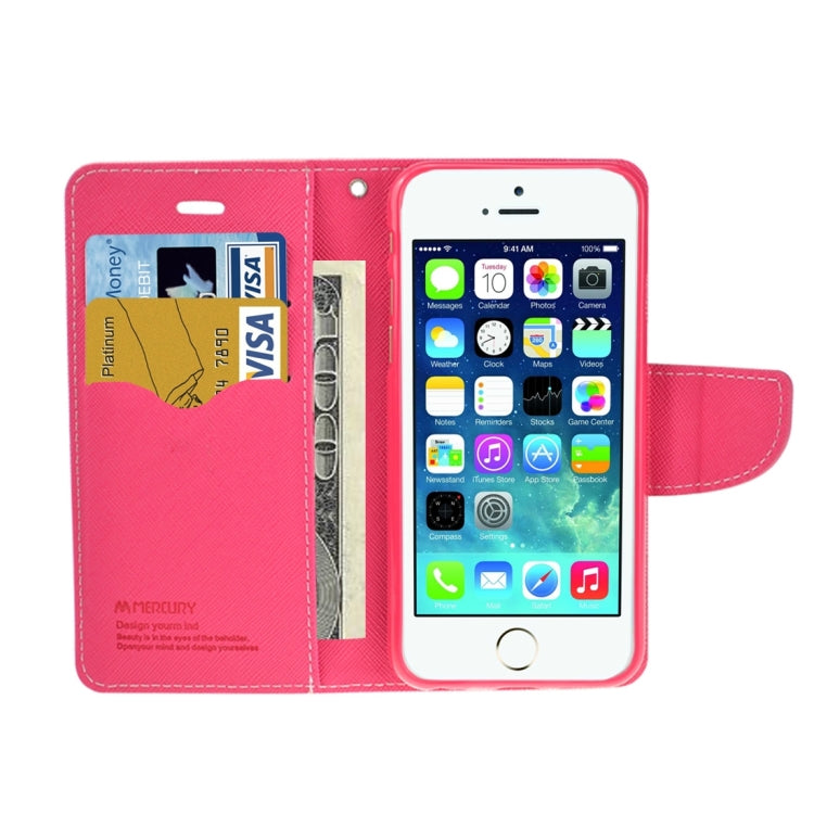 Cross Texture Leather Case with Holder & Card Slots & Wallet for iPhone