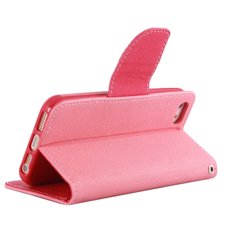 Cross Texture Leather Case with Holder & Card Slots & Wallet for iPhone