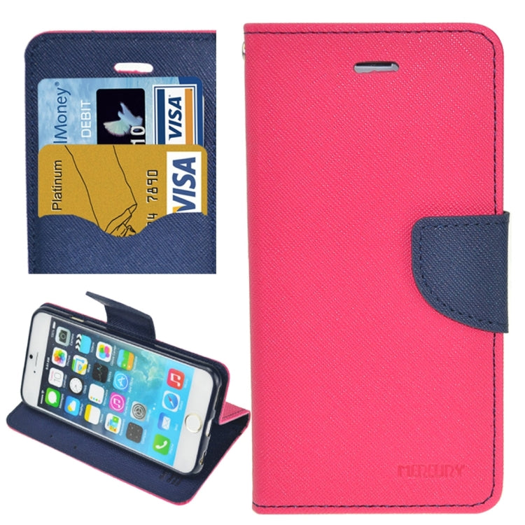 Cross Texture Leather Case with Holder & Card Slots & Wallet for iPhone
