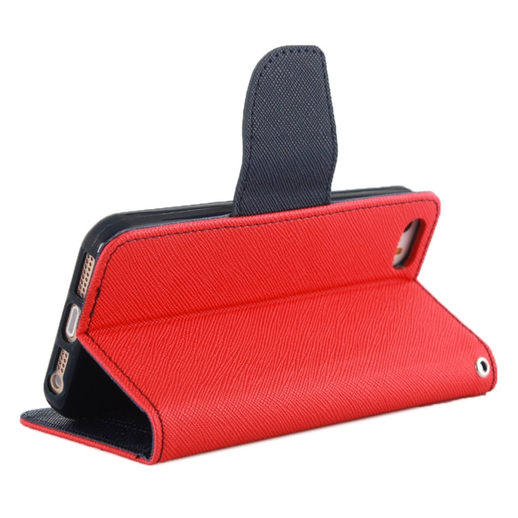 Cross Texture Leather Case with Holder & Card Slots & Wallet for iPhone