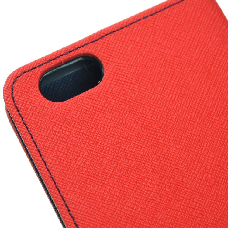 Cross Texture Leather Case with Holder & Card Slots & Wallet for iPhone