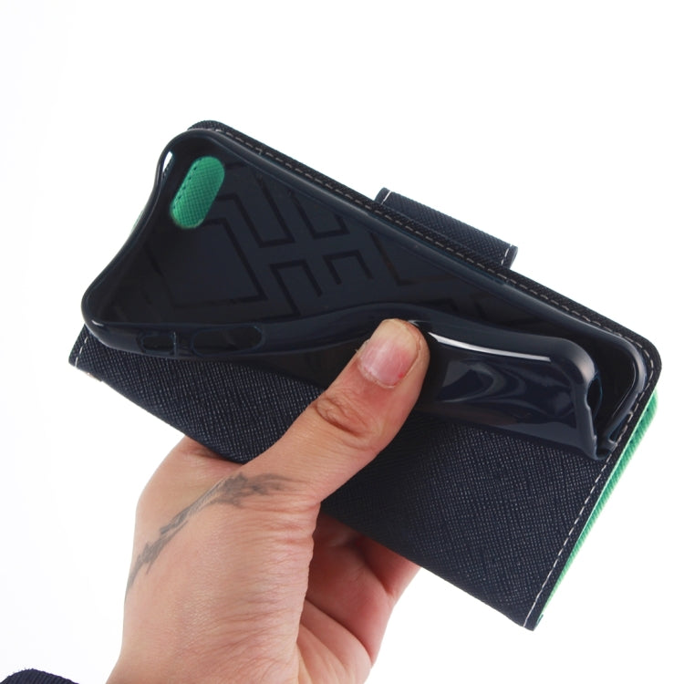 Cross Texture Leather Case with Holder & Card Slots & Wallet for iPhone