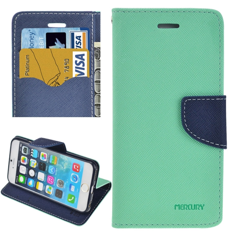 Cross Texture Leather Case with Holder & Card Slots & Wallet for iPhone