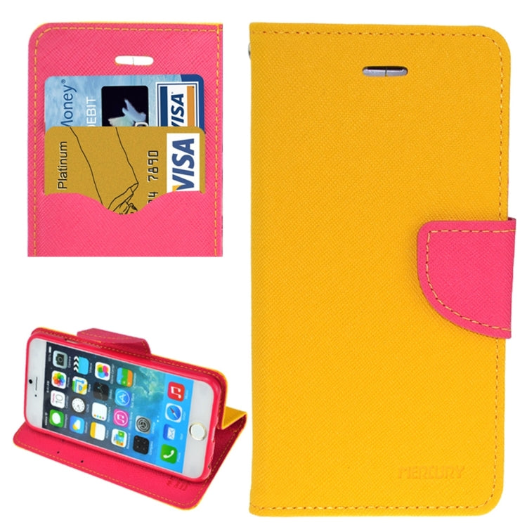 Cross Texture Leather Case with Holder & Card Slots & Wallet for iPhone
