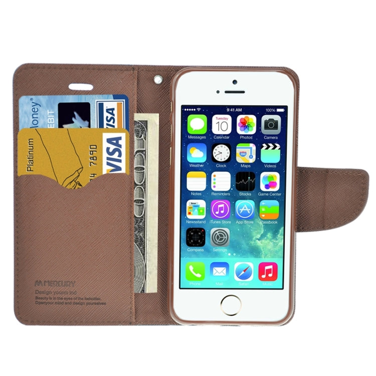Cross Texture Leather Case with Holder & Card Slots & Wallet for iPhone