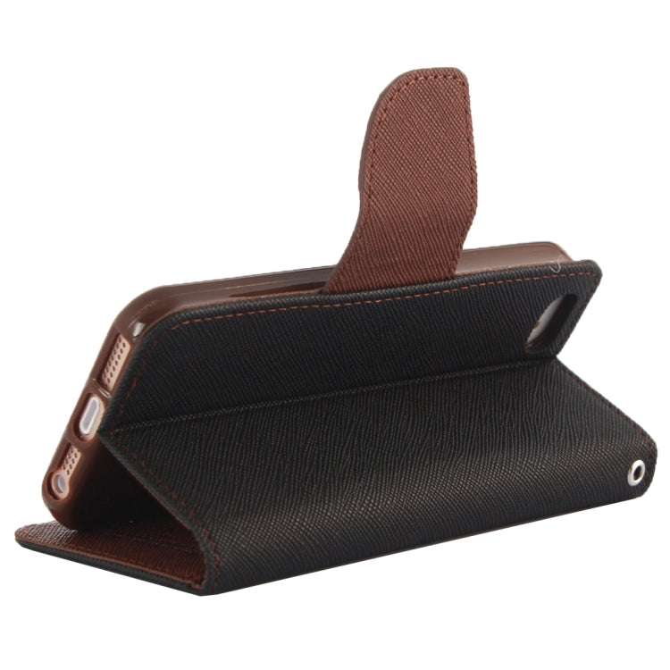 Cross Texture Leather Case with Holder & Card Slots & Wallet for iPhone