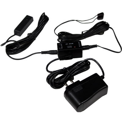 Small IR Infrared Repeater Kit System IR Emitters Extender(Black)