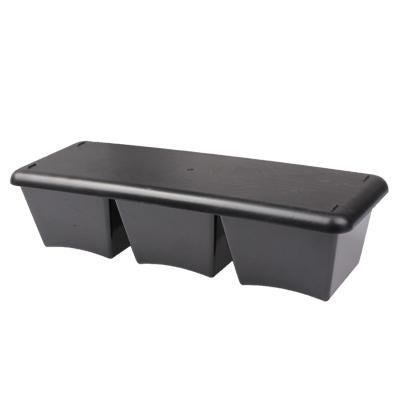 Black Imitative Cute Keyboard Key Style Ctrl + Alt + Del 3 Cups Mugs Set with Tray(Black)