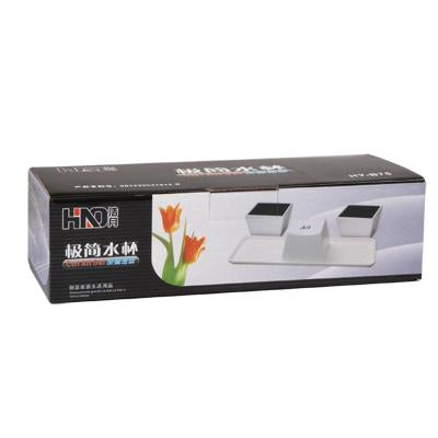 Black Imitative Cute Keyboard Key Style Ctrl + Alt + Del 3 Cups Mugs Set with Tray(Black)