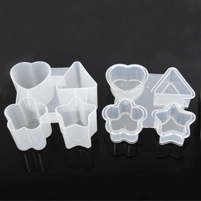 Geometry Pattern 4-Grid Ice Cube Tray