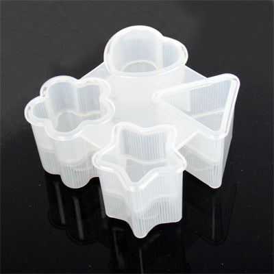 Geometry Pattern 4-Grid Ice Cube Tray