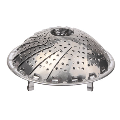 Multifunction Stainless Steel Folding Fruit Plate Fruit Dish / Steam Rack