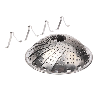 Multifunction Stainless Steel Folding Fruit Plate Fruit Dish / Steam Rack