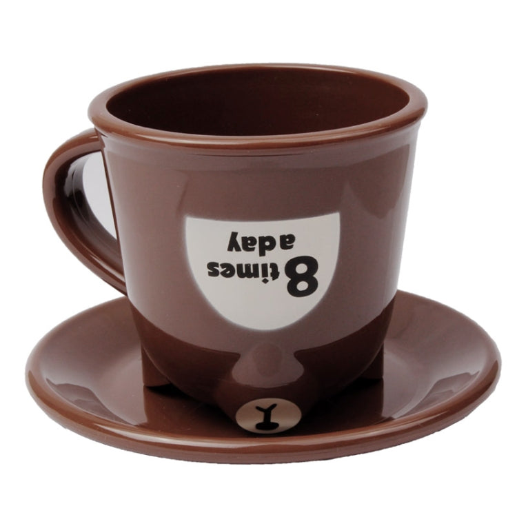 Cartoon Creative with Dish Coffee / Milk Cup, Capacity: 350ml