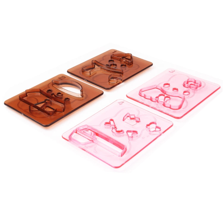 Cute Rabbit & Bear Style DIY Bento Meal Molds Set