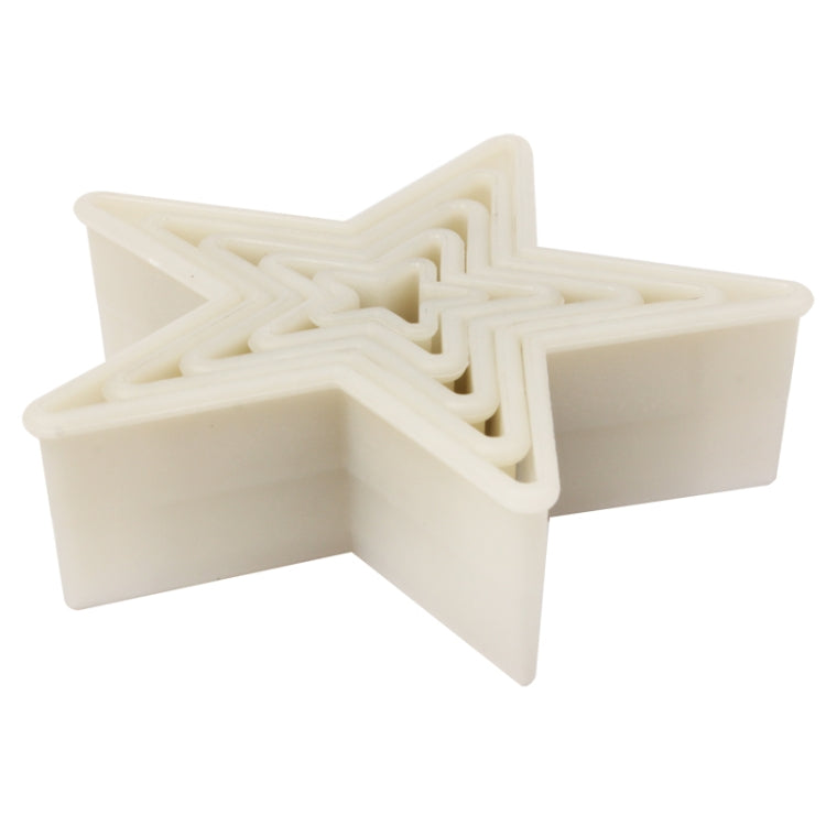 5 PCS Pentagram Shape Food Processing Machine for Soft Biscuit Machine / Cake Biscuit Moulds