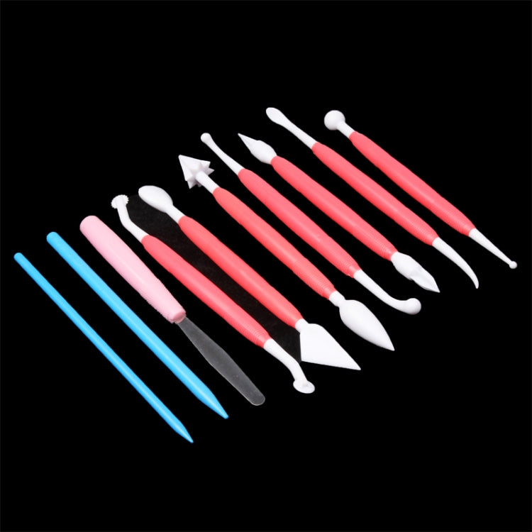 10 PCS Cake Modelling Tool Set (Random Color)