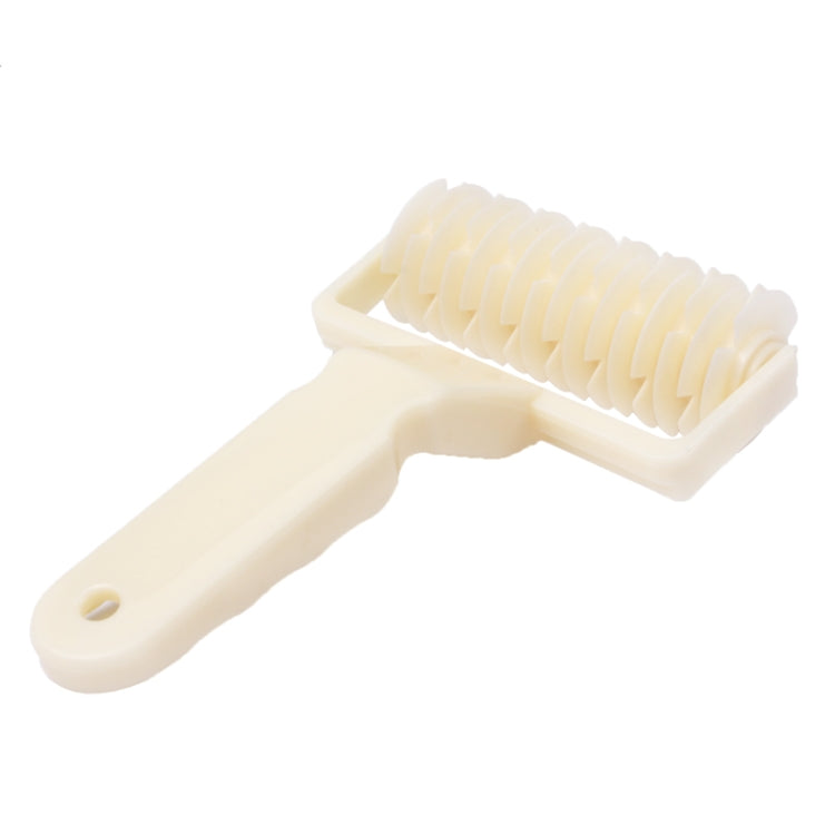 DIY Cake Cookies Fondant Ribbon Cutter Embosser(White)