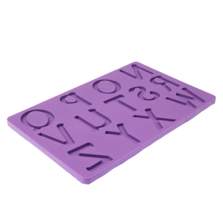 Soft Silicone English Letters Style DIY Cake / Fondant / Sugar Paste Mold / Ice Cube Trays (Random Color Delivery)