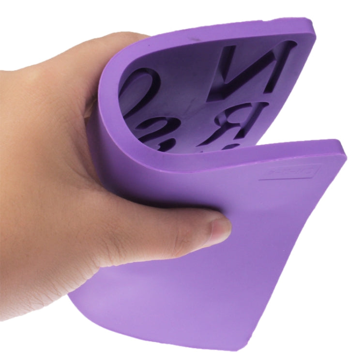 Soft Silicone English Letters Style DIY Cake / Fondant / Sugar Paste Mold / Ice Cube Trays (Random Color Delivery)