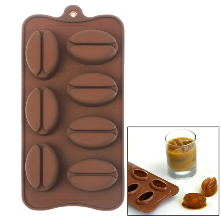 Coffee Bean Shape Silicone DIY Cake / Fondant / Sugar Paste Mold / Ice Cube Trays