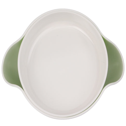 Fashion Double Layer Candy Nuts Dried Fruit Plate Bowl (Random Color Delivery)