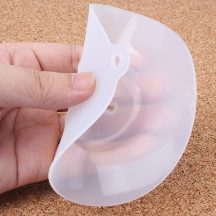 Creative Silicone Airtight Cup Lid / Bowl Cover (Diameter: 10cm)(White)