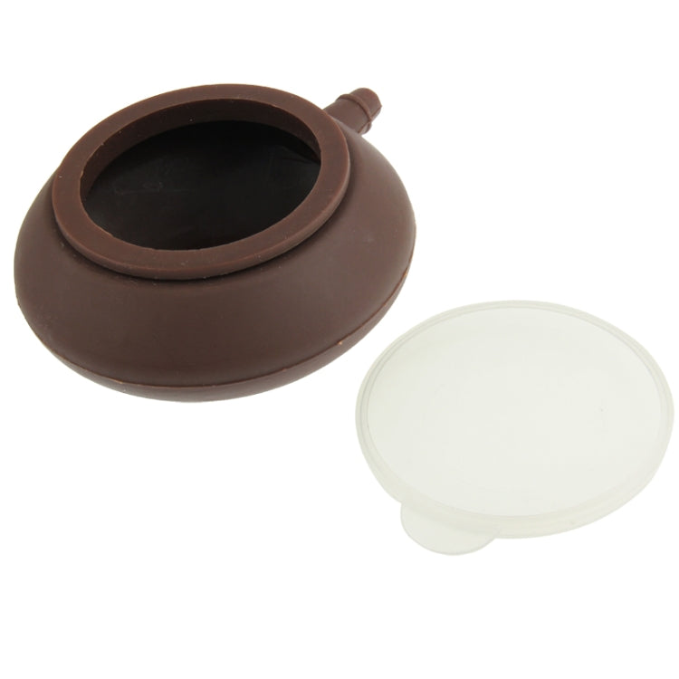 1set Good Quality Cake Decorating Tools, Silicone Pot Shape Muffin/Cake Moulds, Dessert Decorators(Brown)