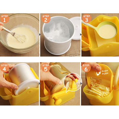 Creative DIY Manual Ice-cream Maker Household Ice Cream Machine Fruit Ice Cream Machine