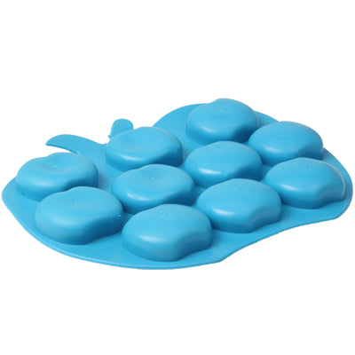 Creative Apple Shape 10-Grid Ice Cube Tray (Random Color Delivery)