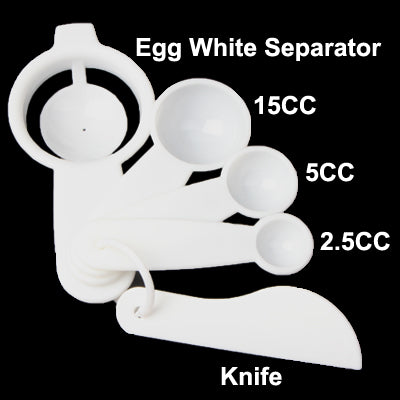 5pcs one Set Combined Condiment Spoon