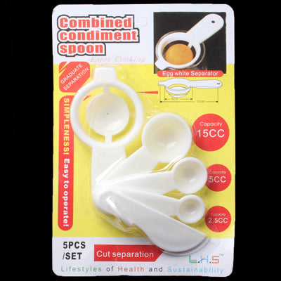 5pcs one Set Combined Condiment Spoon