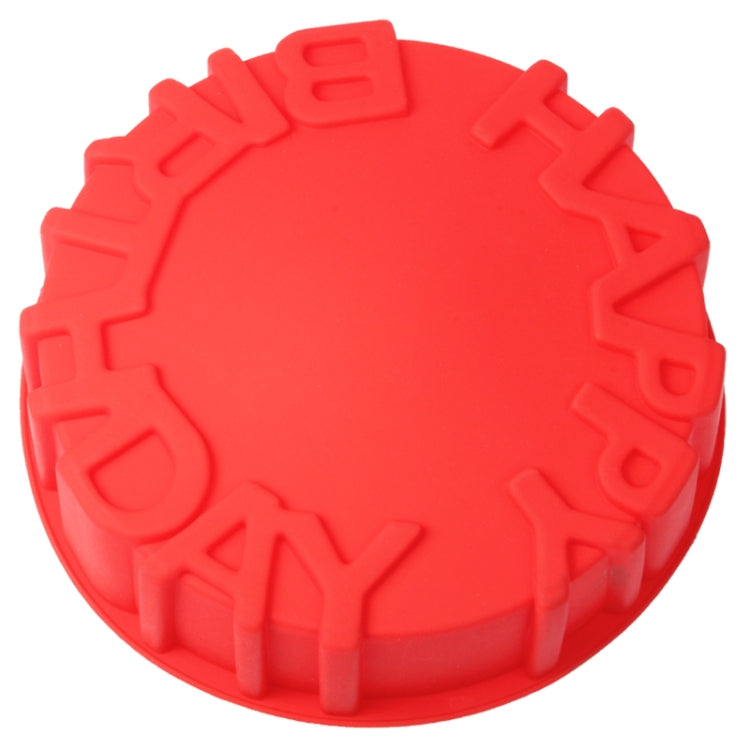 Round Shape Silicone Birthday Cake Mold