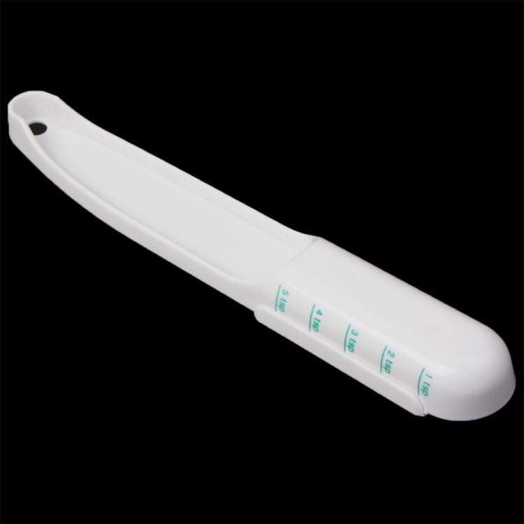 Kitchen Item Adjustable Measure Tea Spoon(White)