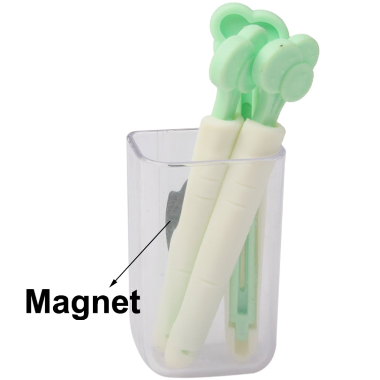 Cute Radish Design Vacuum Bag Sealing Clip (3pcs in one packaging, the price is for 3pcs)