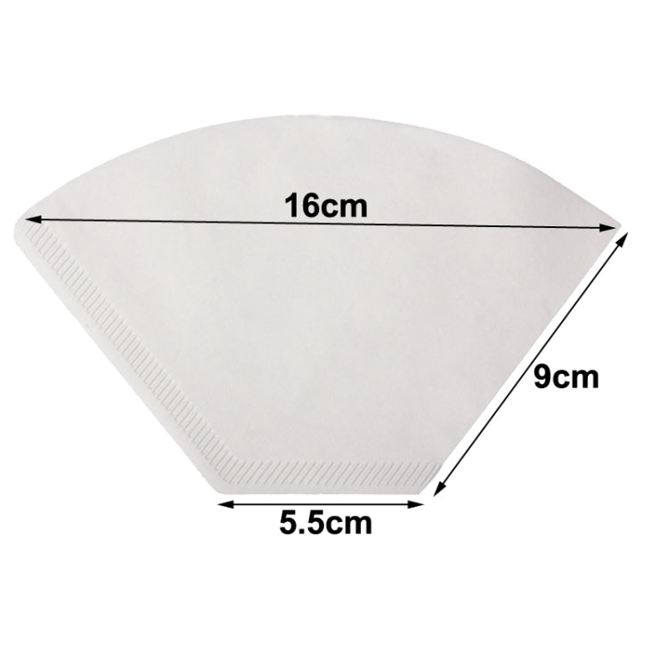 40 PCS Coffee Machine Filter Paper(White)