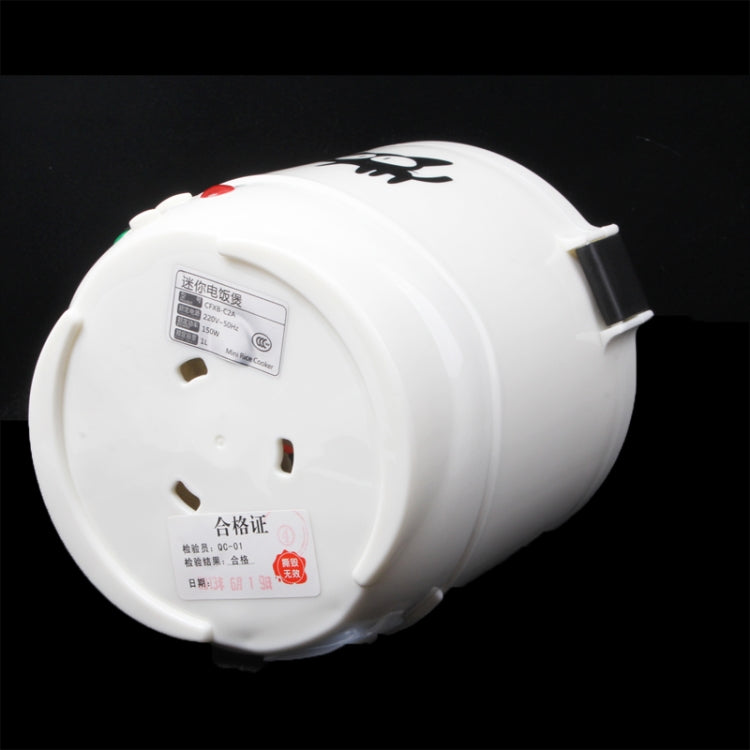 Multifunctional Cute Cat Pattern Mini Rice Cooker Cooking Heat Non-Stick Pan Liner(White)