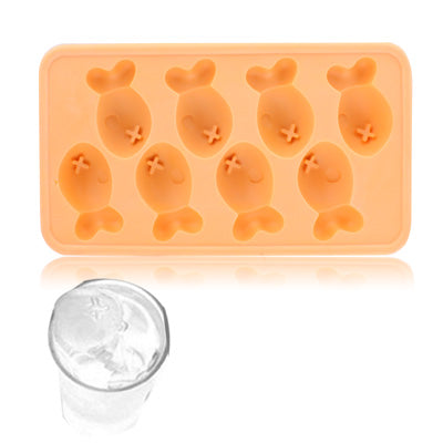 Fish Shaped Ice Cube Pattern Tray (Random Color Delivery)