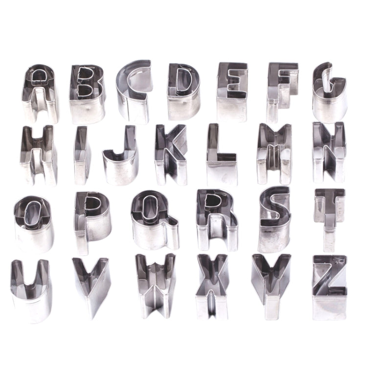 Letters Shape Food Processing Machine for Soft Biscuit Machine / Biscuit Moulds(Silver)