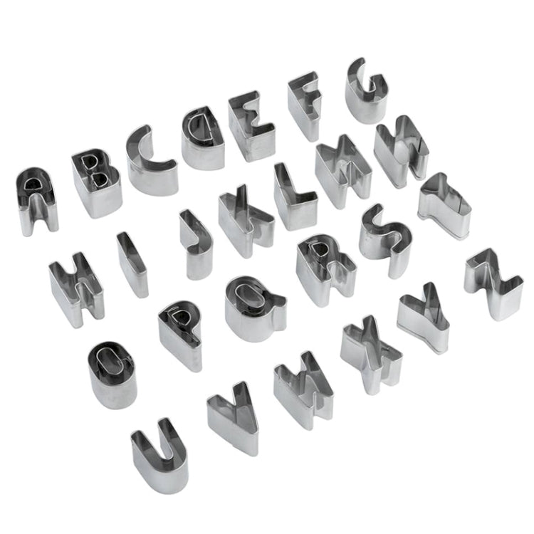 Letters Shape Food Processing Machine for Soft Biscuit Machine / Biscuit Moulds(Silver)