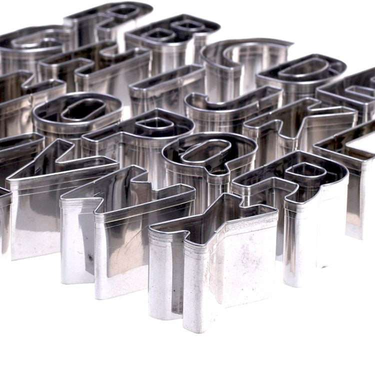 Letters Shape Food Processing Machine for Soft Biscuit Machine / Biscuit Moulds(Silver)