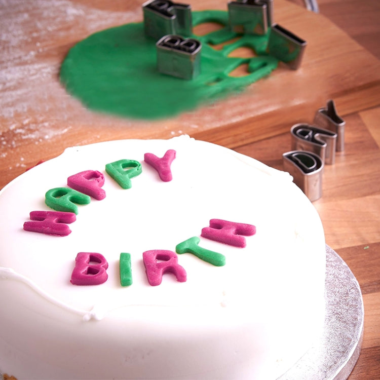 Letters Shape Food Processing Machine for Soft Biscuit Machine / Biscuit Moulds(Silver)