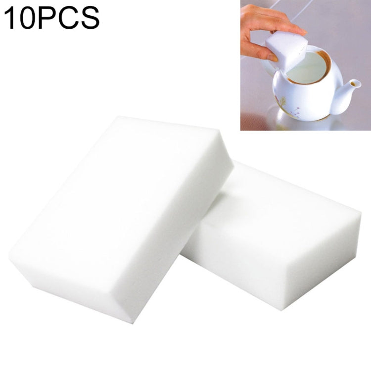 10 PCS Magic Sponge Eraser / Multi-functional Sponge for Cleaning / Washing(White)