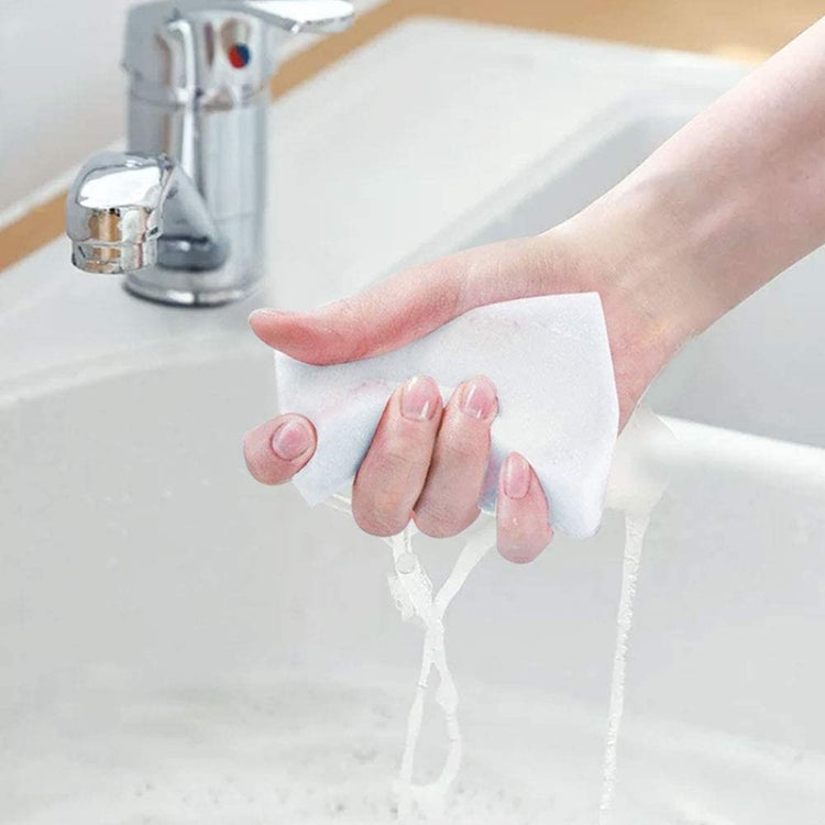 10 PCS Magic Sponge Eraser / Multi-functional Sponge for Cleaning / Washing(White)