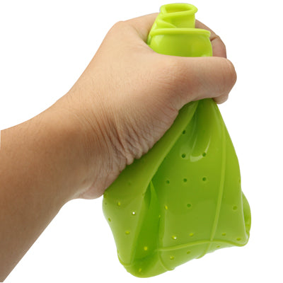 Multifunction Silicone Basket Drain for Vegetable (Green)