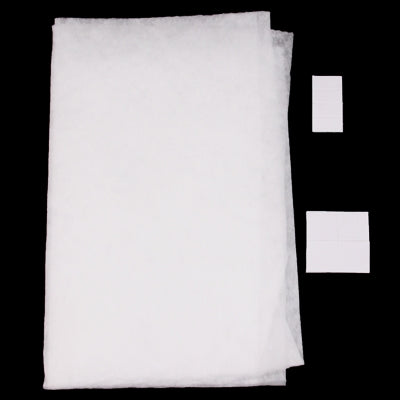45 x 60cm Kitchen Exhaust Fan Air Filter Oil Smoke Dust Filter with Magic Tape(White)
