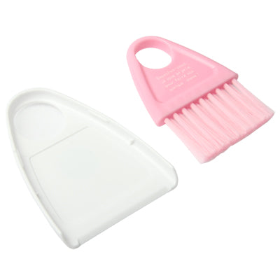 Pretty Dustpan & Broom with Magnet Convenience Healthy Life (Pink)