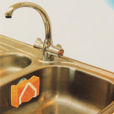 Kitchen Sink Sponge Holder with Suction Cup (Random Color Delivery)