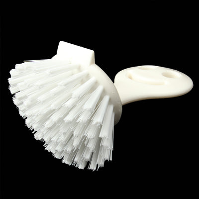 Cartoon Pot Brush Cleaner Hand Protection Pan Brush (White)